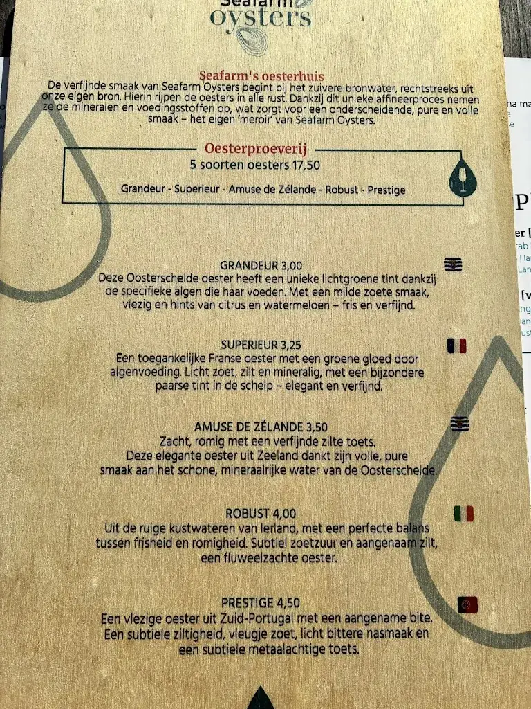 Menu_Seafarm Restaurant_Kamperland_image_2