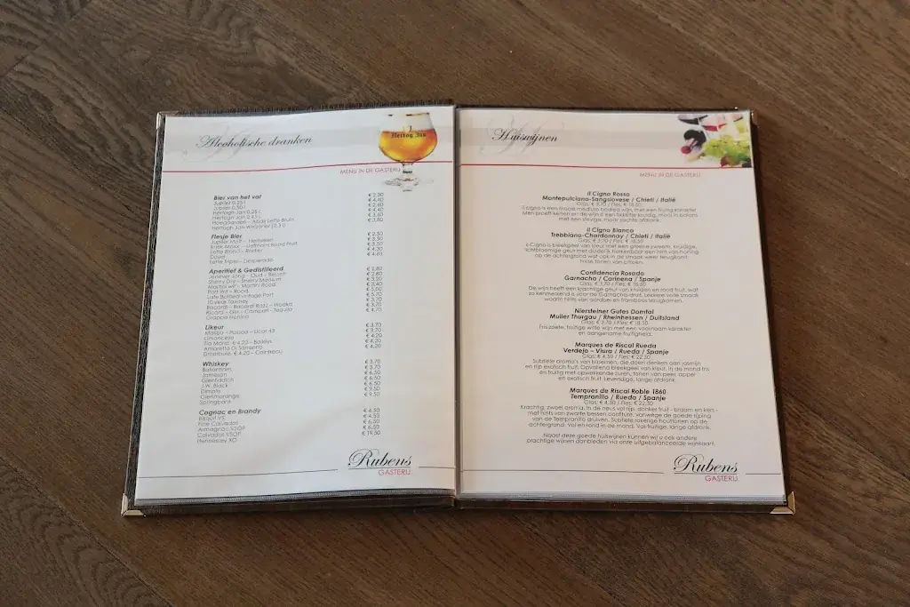 Menu_Gasterij Rubens_Kamperland_immagine_3
