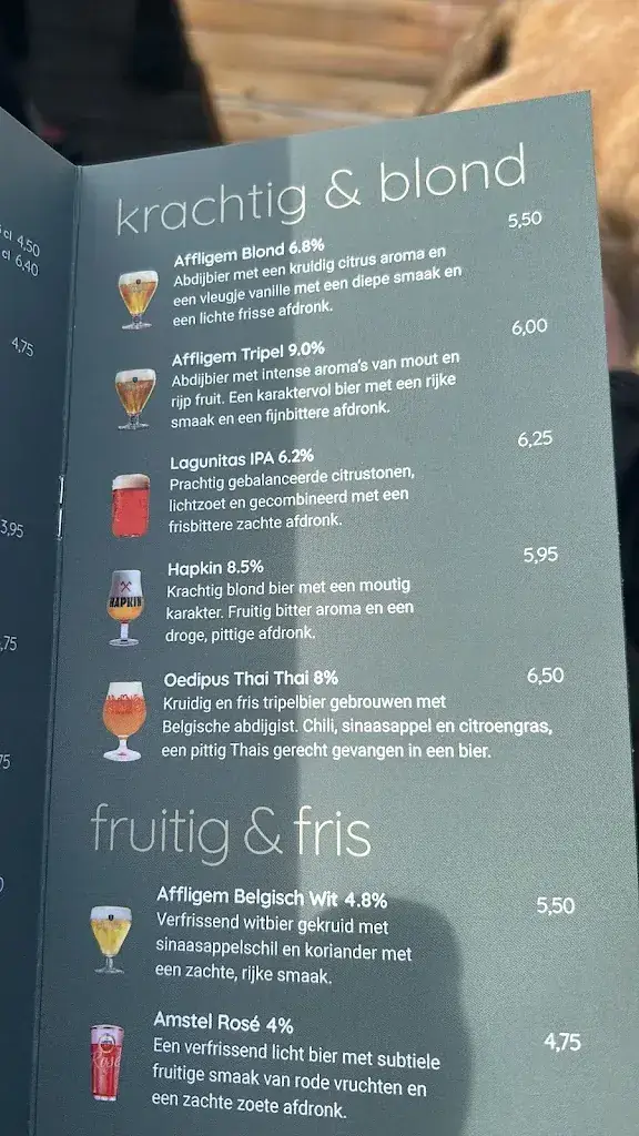 Menu_Beach Club Bestevaer_Kamperland_image_2