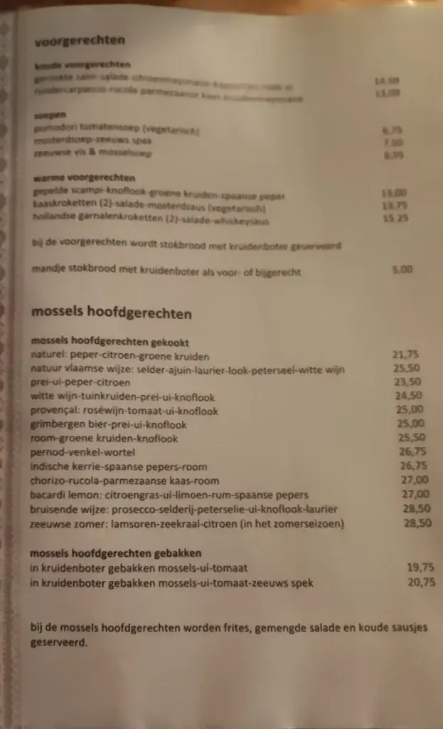 Menu_Mossels & Meer_Oostkapelle_image_2