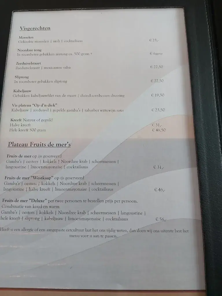 Menu_Mossels & Meer_Oostkapelle_image_4