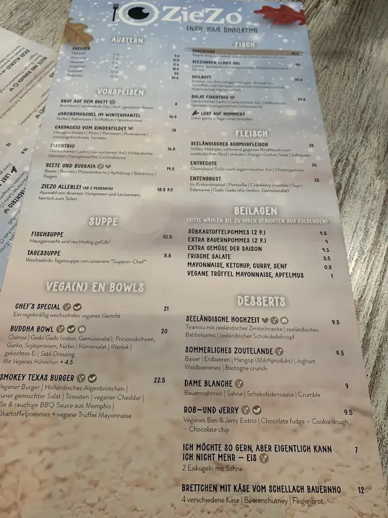 Menü_Restaurant ZieZo_Zoutelande_Bild_3