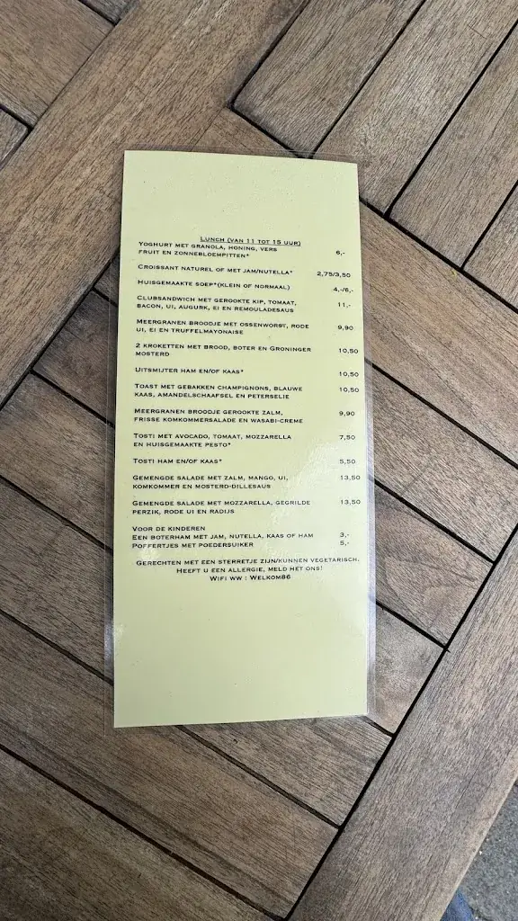 Menu_Brasserie Harkema_Groningen_immagine_1