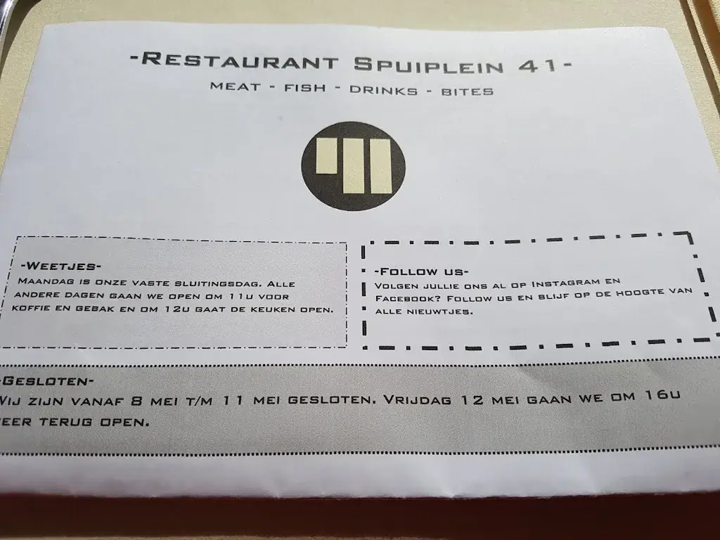 Menu_Restaurant Spuiplein 41_Breskens_immagine_3