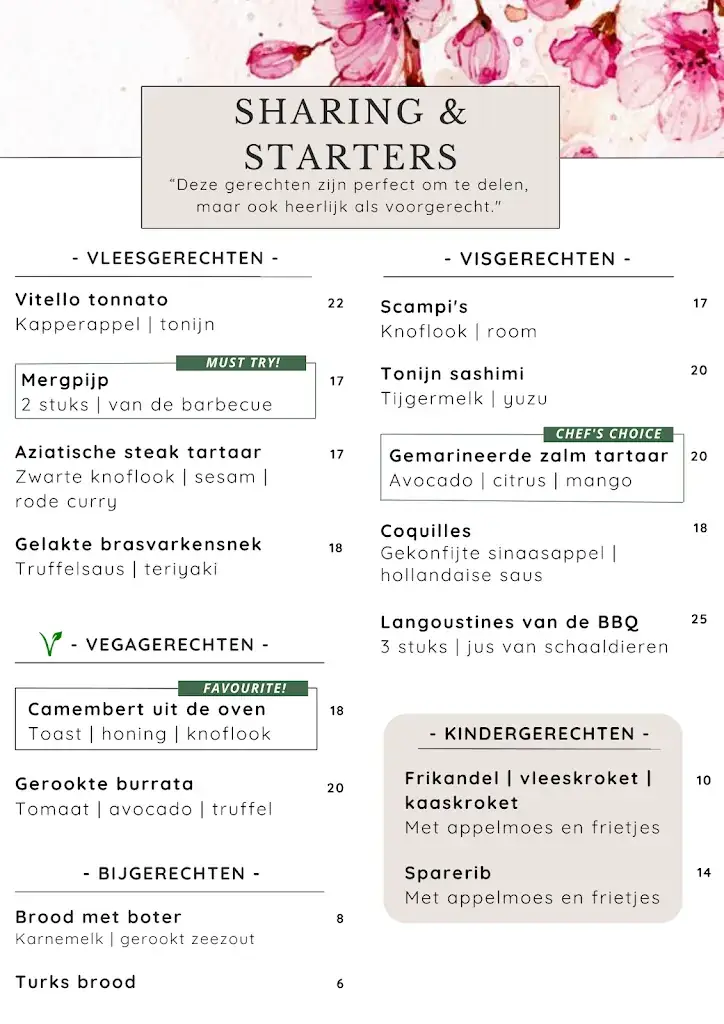 Menu_Blossom Kitchen & Bar_Breskens_image_1