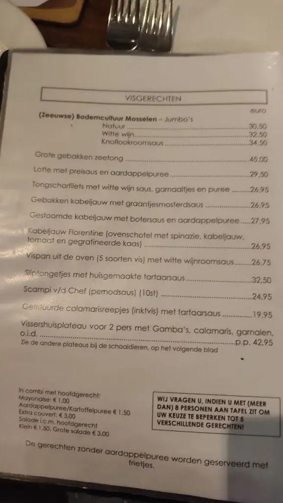 Menu_‘t Vissershuis_Breskens_image_1