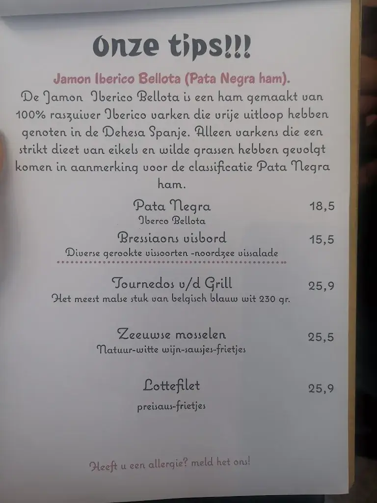 Menu_The Neighbour_Breskens_image_4