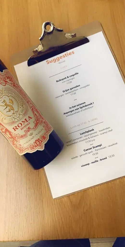 Menu_Restaurant Amuse_Breskens_image_1