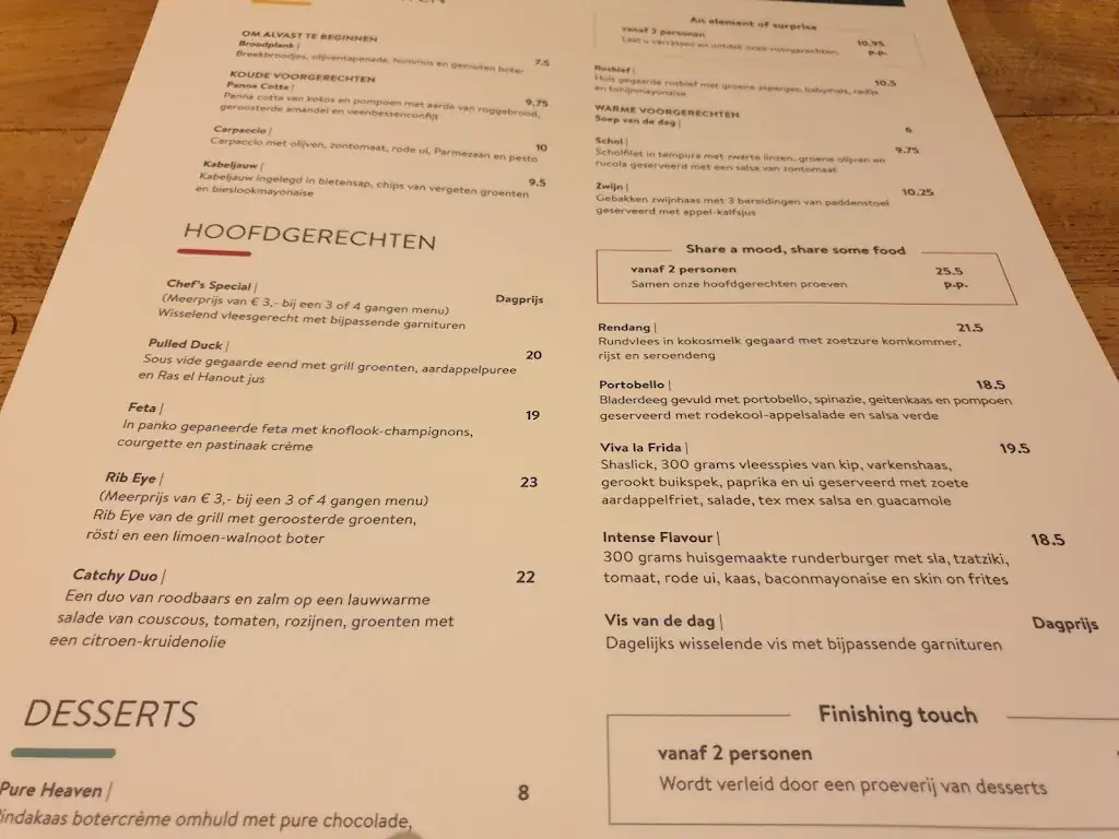 Menu_Restaurant & Grandcafé Liff_Assen_immagine_3