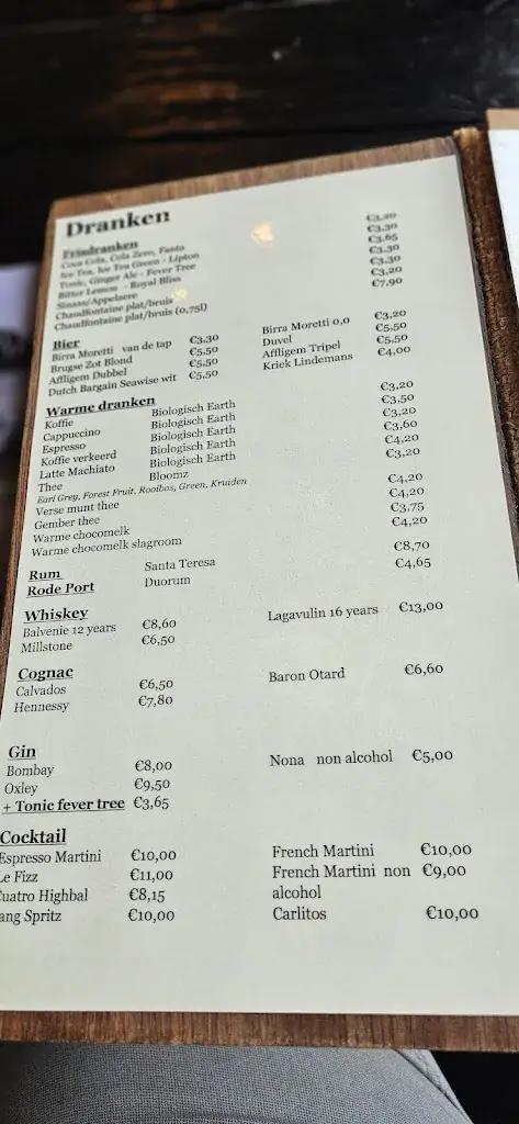 Menu_Grand Café El Molino_Schoondijke_image_2