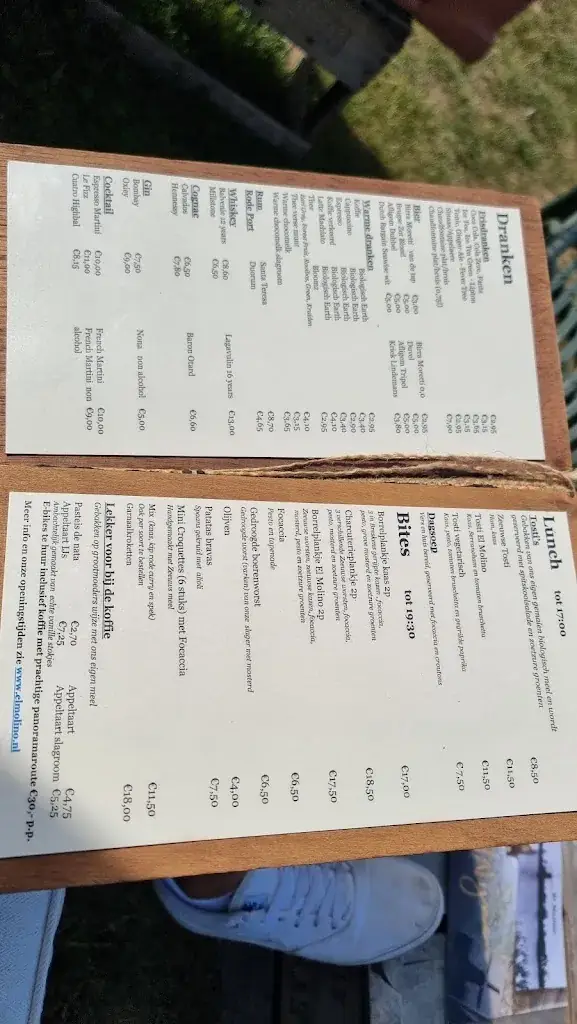 Menu_Grand Café El Molino_Schoondijke_image_3