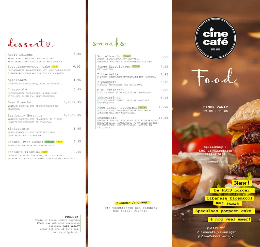 Menu_Cafe Restaurant Cine Café_Vlissingen_image_4
