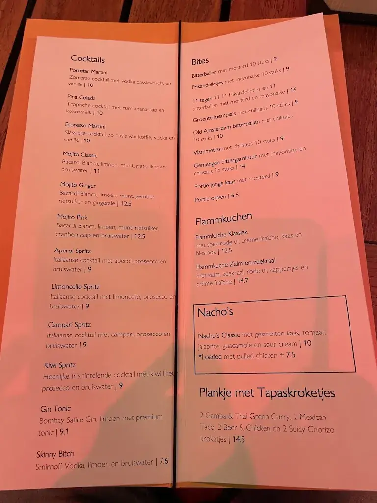 Menu_Bar & Bistro Speyk_Vlissingen_image_3