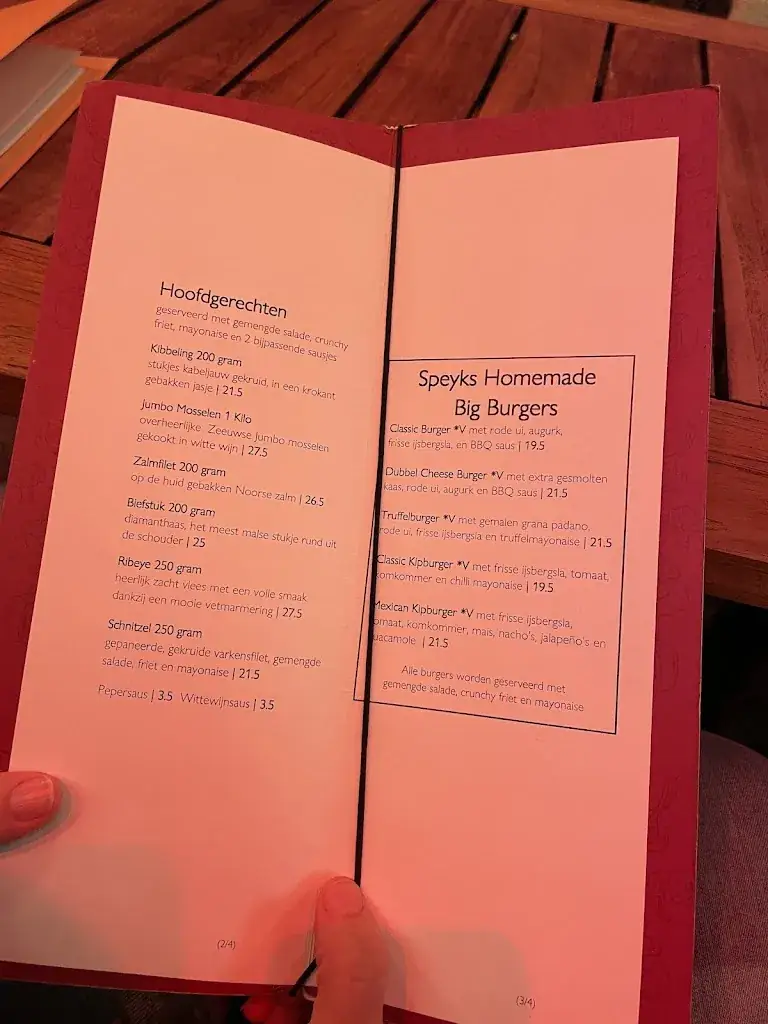 Menu_Bar & Bistro Speyk_Vlissingen_image_4