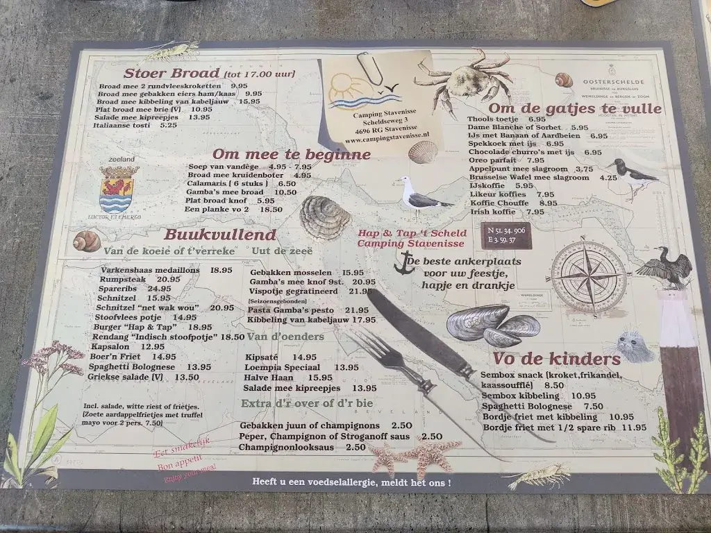 Menu_Hap en Tap 't Scheld - Camping Stavenisse_Stavenisse_image_2