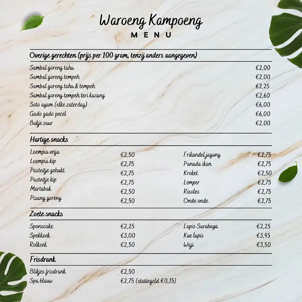 Menu_Waroeng Kampoeng_Vlissingen_image_4