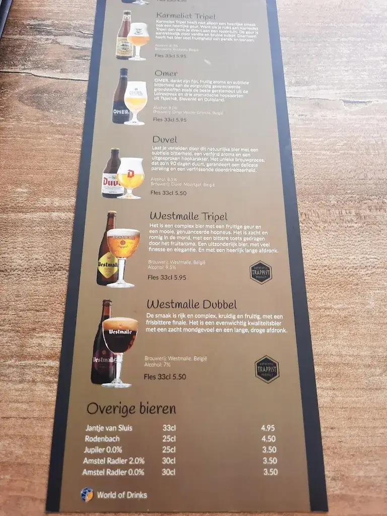 Menu_Le Poisson d'Or_Sluis_immagine_2