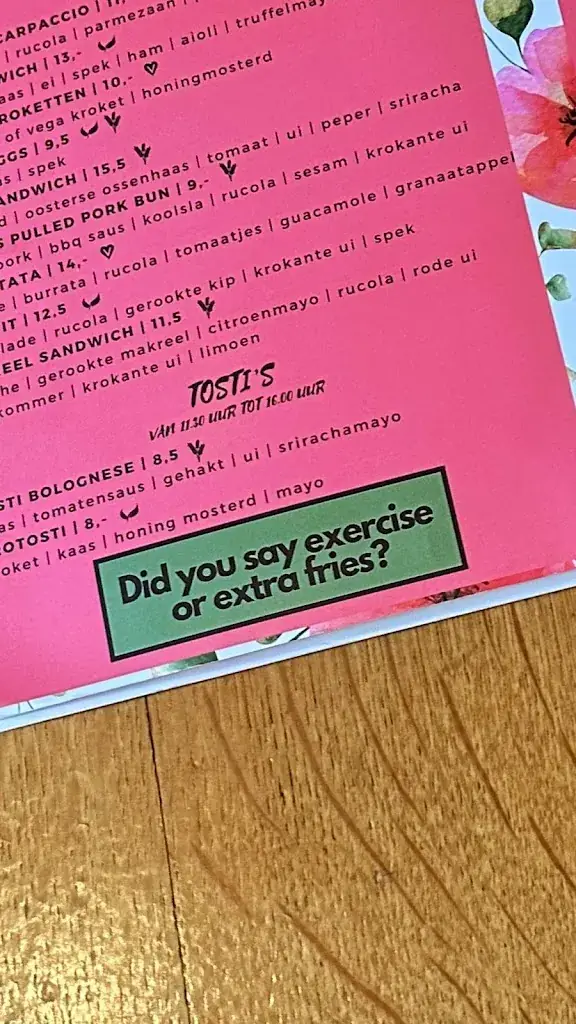 Menu_Restaurant Grand Café Levels_Harlingen_image_3