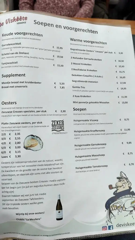 Menu_De Viskêête / Piet van Oost B.V._Yerseke_image_1
