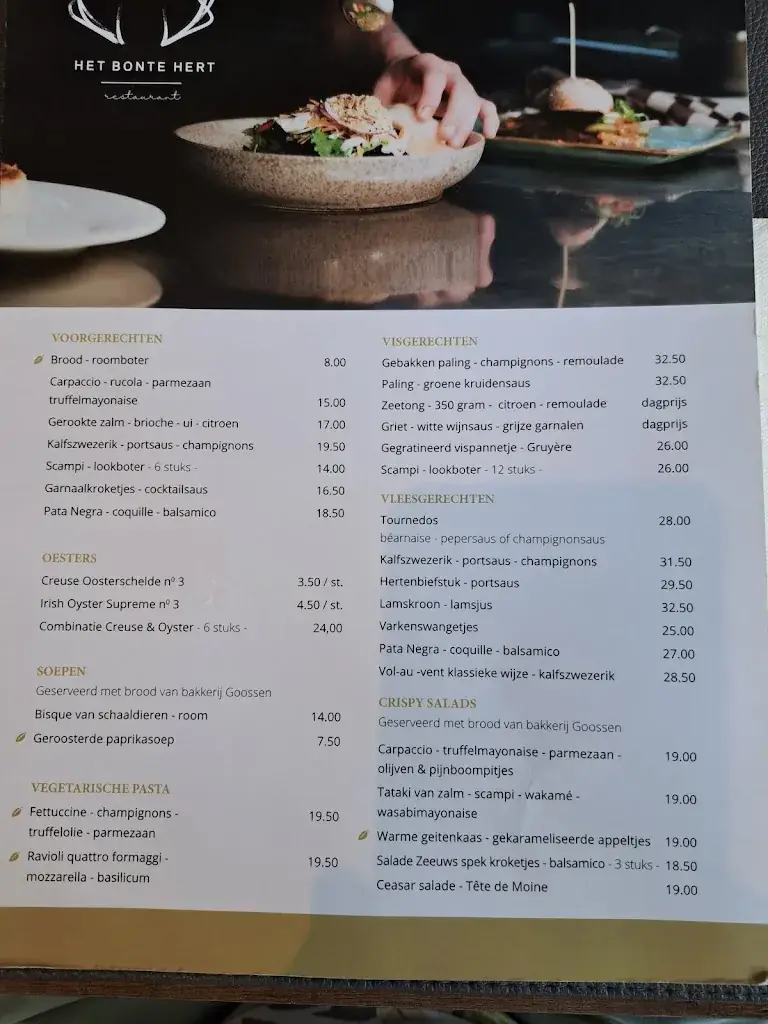 Menu_Restaurant Het Bonte Hert_Hulst_image_2