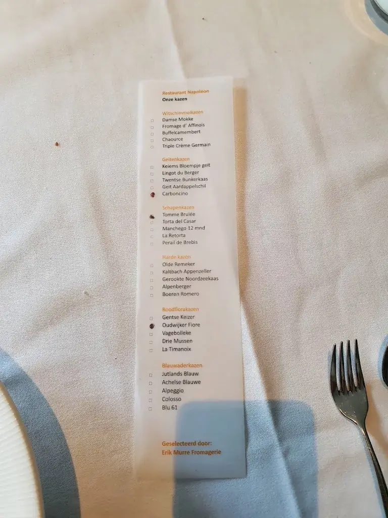 Menu_Restaurant Napoleon_Hulst_image_3