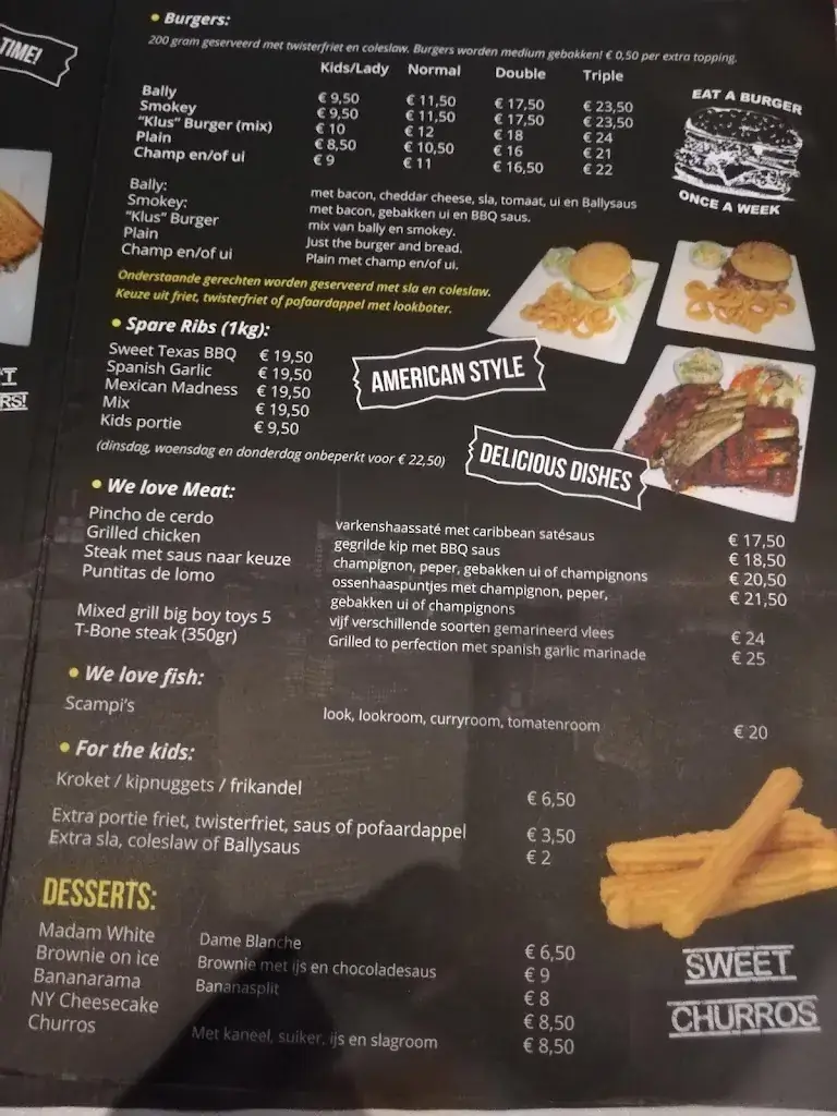 Menu_Bally's Diner_Hulst_immagine_2