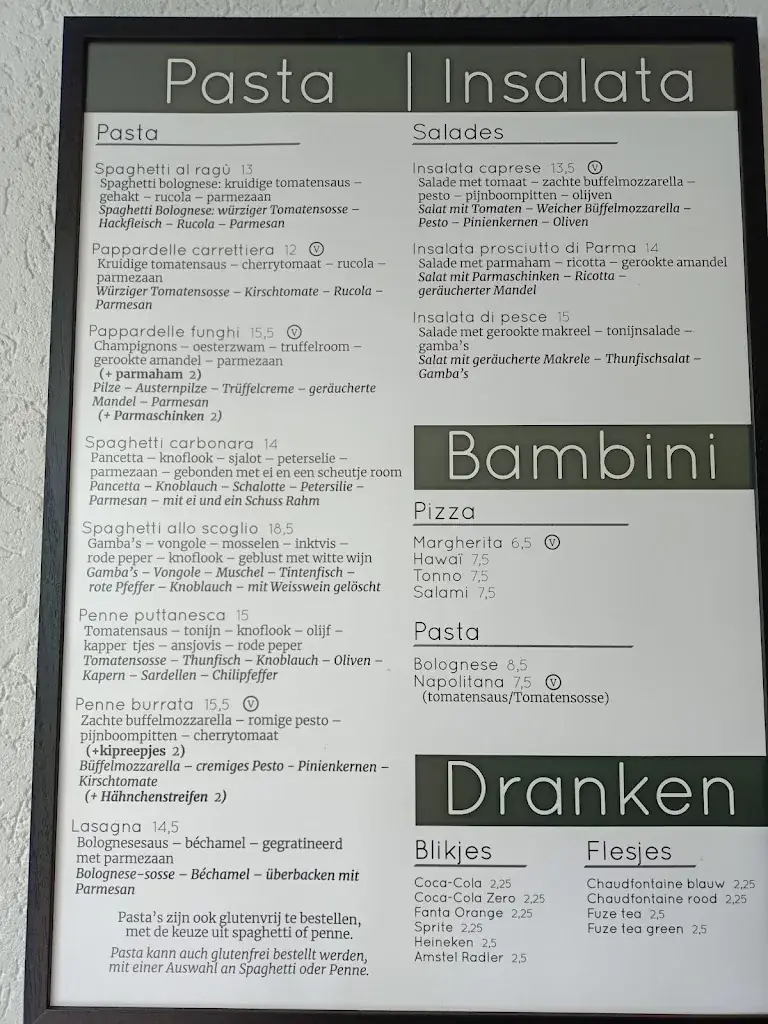Menu_La Piazzetta_Westkapelle_image_2
