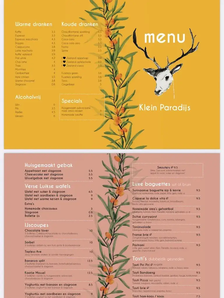 Menu_Klein Paradijs Westkapelle_Westkapelle_image_1