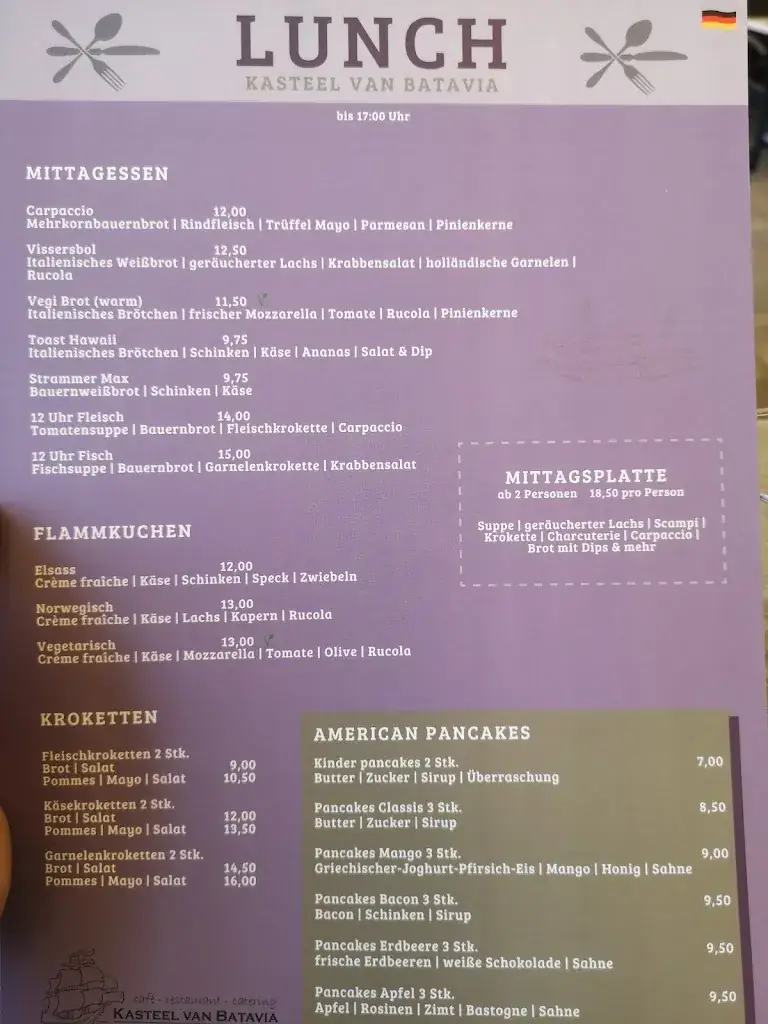 Menu_Kasteel van Batavia_Westkapelle_image_2