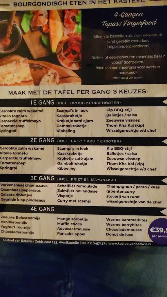 Menu_Kasteel van Batavia_Westkapelle_image_3