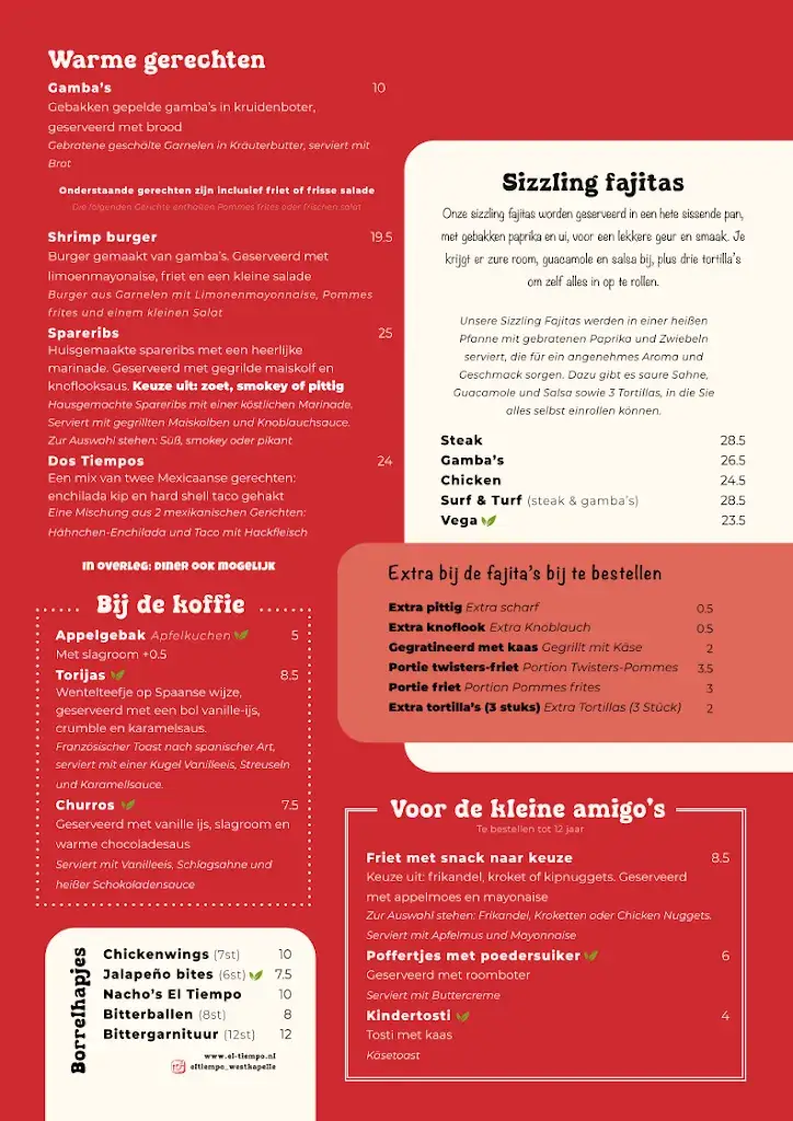 Menu_Restaurant El Tiempo_Westkapelle_image_1