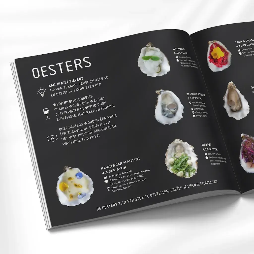 Menu_Oesterproeverij Pekaar - Oesters, mosselen & meer_Yerseke_image_2