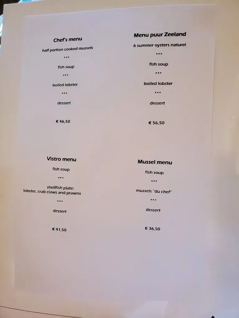 Menu_Nolet’s Vistro_Yerseke_image_3