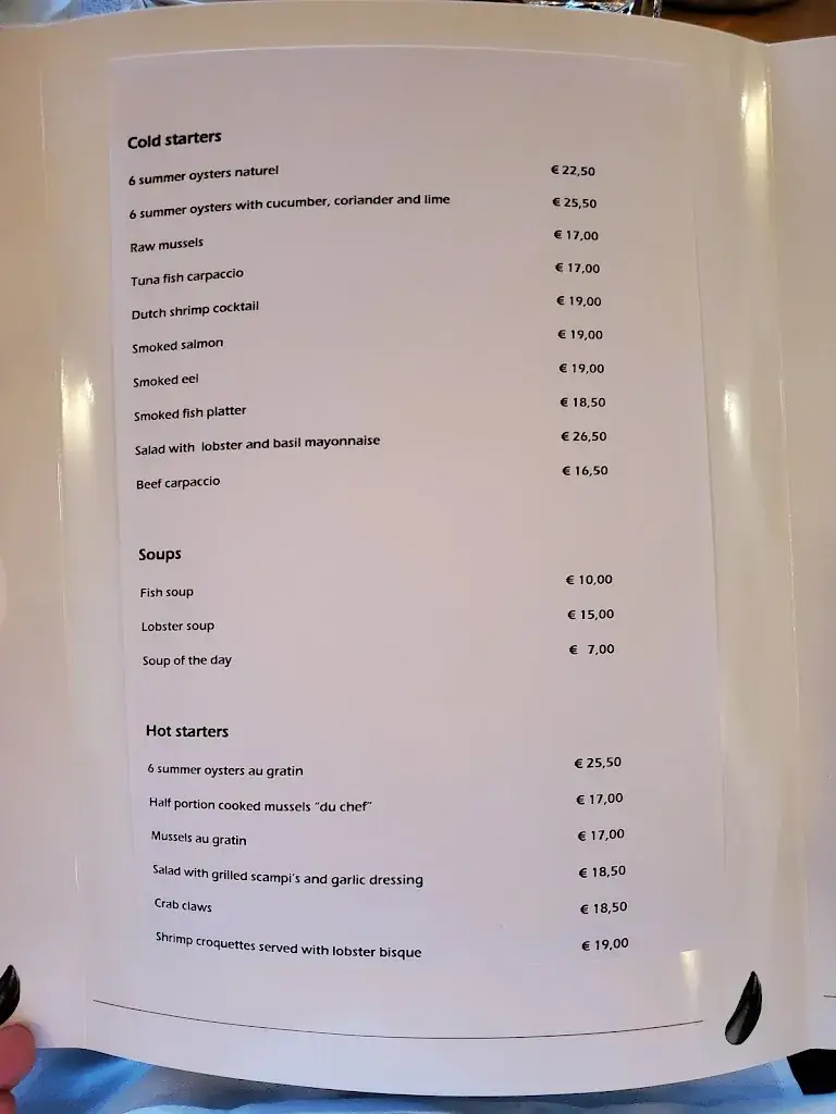 Menu_Nolet’s Vistro_Yerseke_image_4
