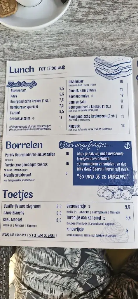 Menu_Café-Restaurant 't Anker_Yerseke_image_1