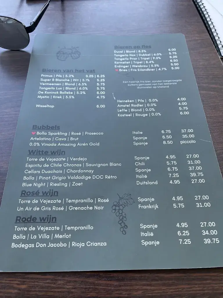 Menu_Brasserie Westbeer_Terneuzen_image_1