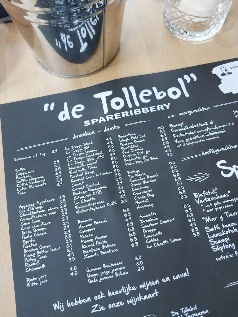 Menu_Spareribbery De Tollebol_Terneuzen_image_3