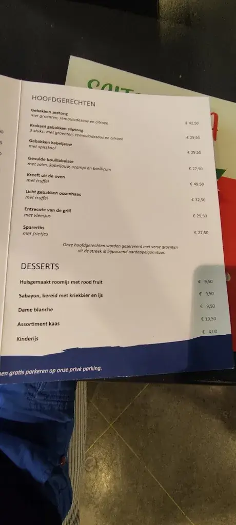 Menu_Hotel, Restaurant 'D'Ouwe Kercke'_Terneuzen_image_3