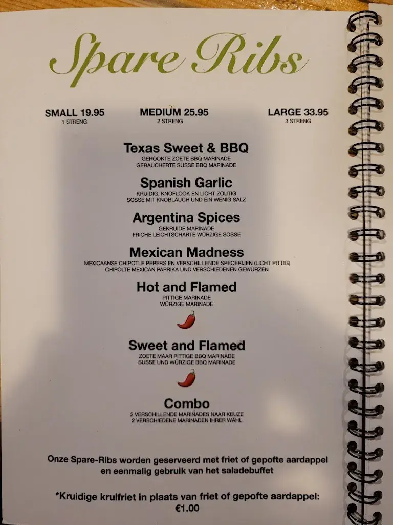 Menu_The Green Parrot_Renesse_image_3