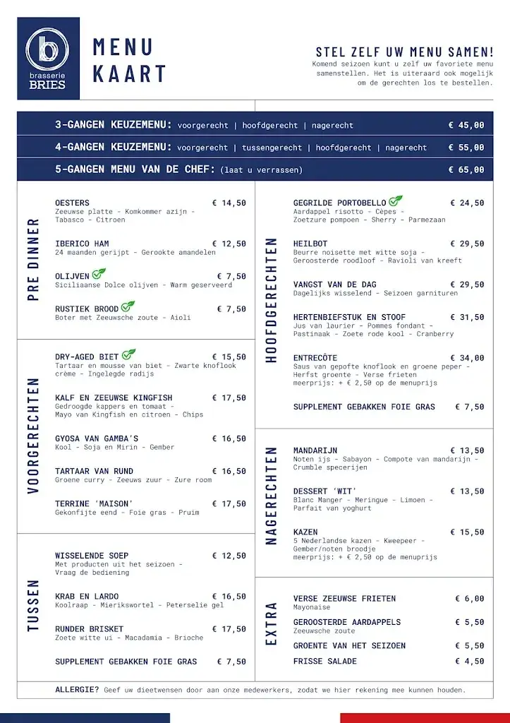 Menu_Brasserie Bries_Renesse_image_1