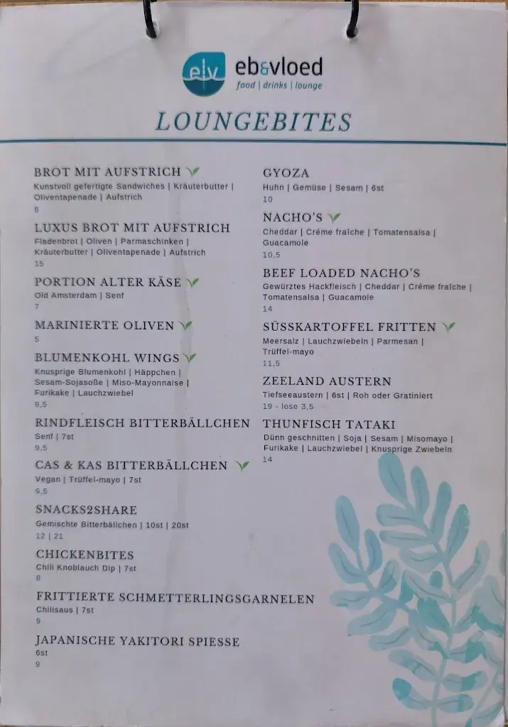 Menu_Eb & Vloed food|drinks|lounge_Renesse_image_2