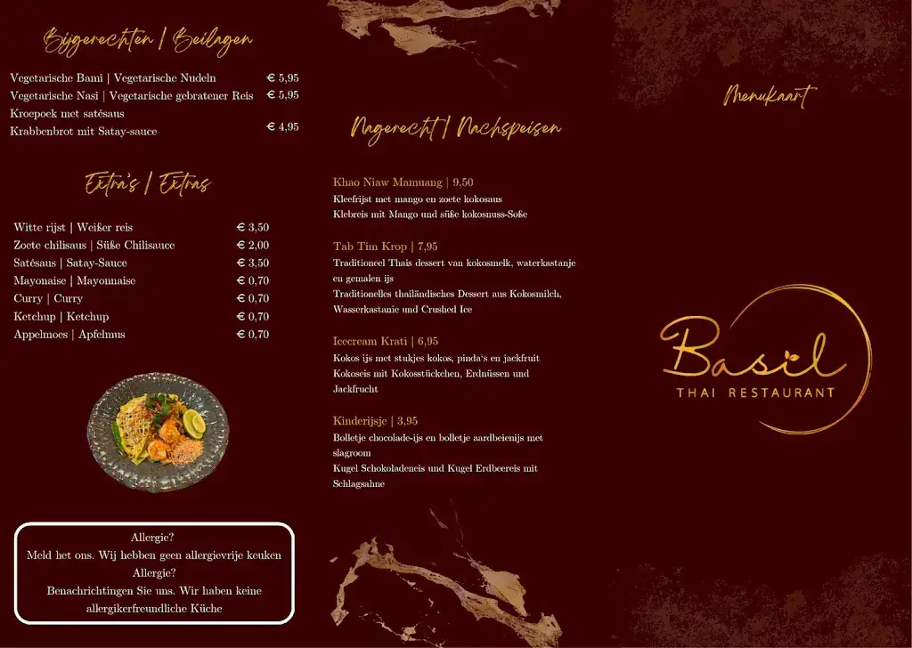 Menu_Basil Thai Restaurant Renesse_Renesse_image_1