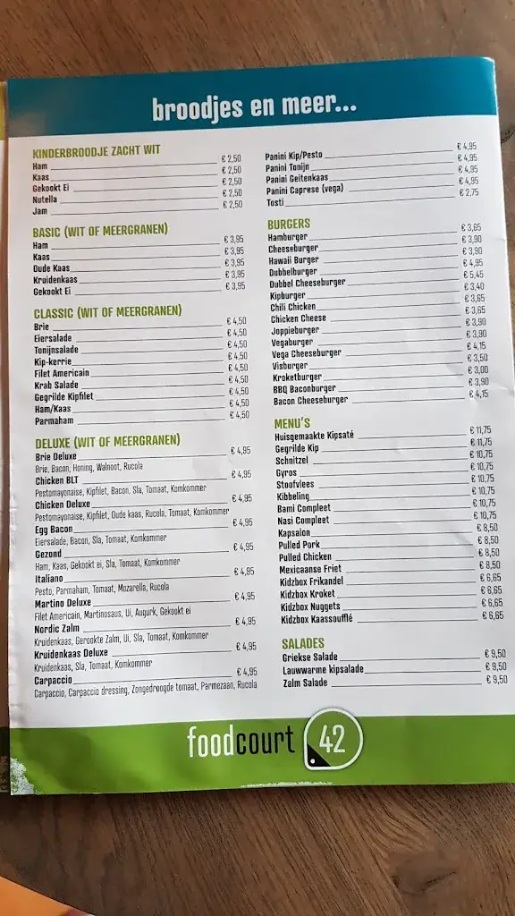 Menu_foodcourt 42_Renesse_image_4
