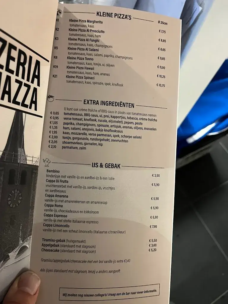 Menu_Pizzeria La Piazza_Renesse_imagen_4