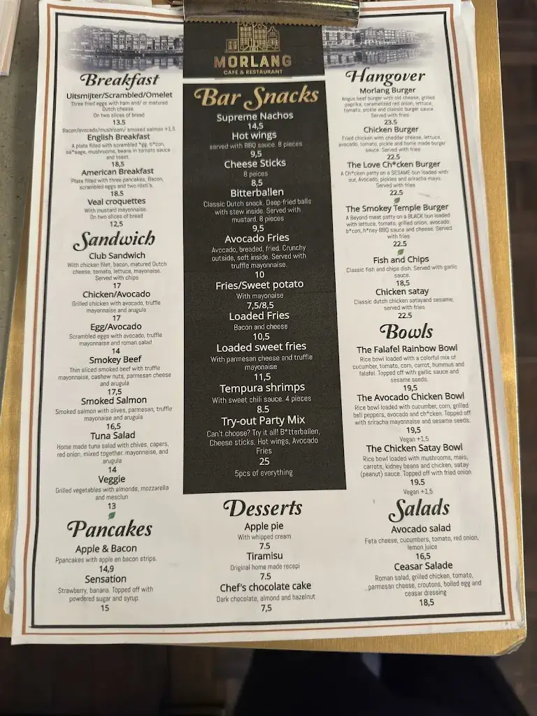 Menu_Morlang Café Restaurant Amsterdam_Amsterdam_imagen_3