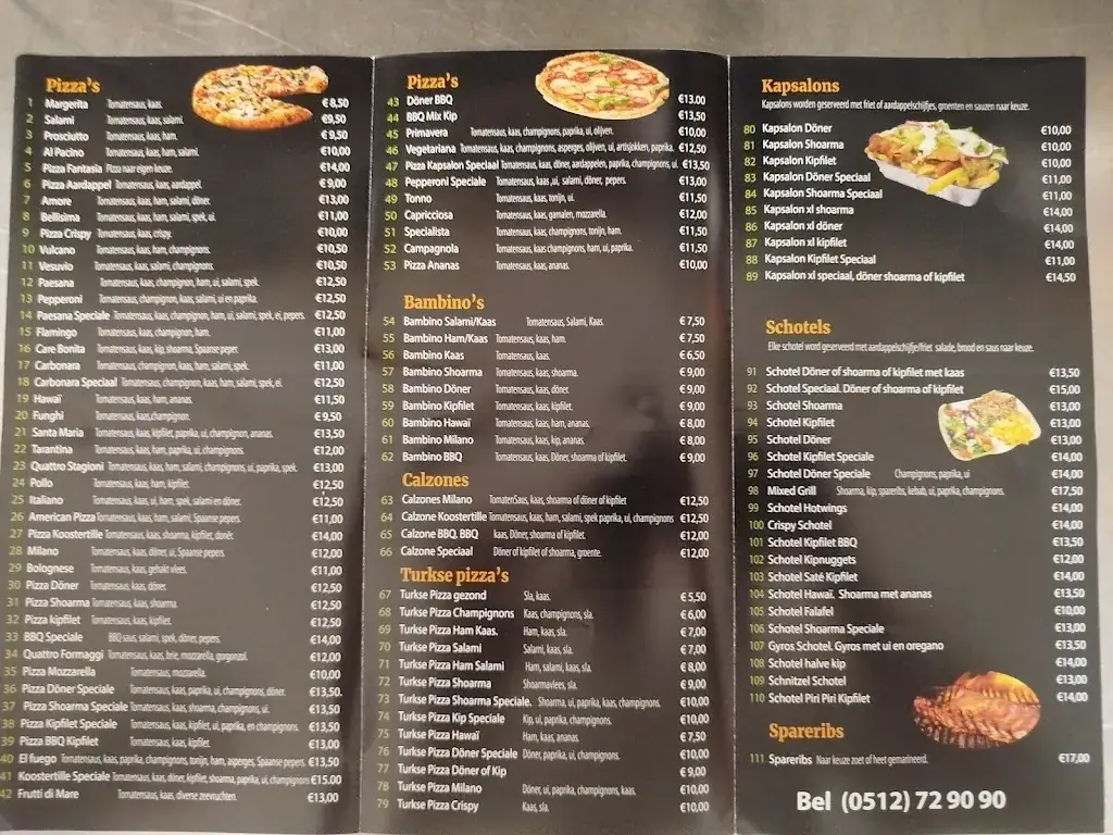 Menu_Pizzeria Milano Kootstertille_Kootstertille_image_3