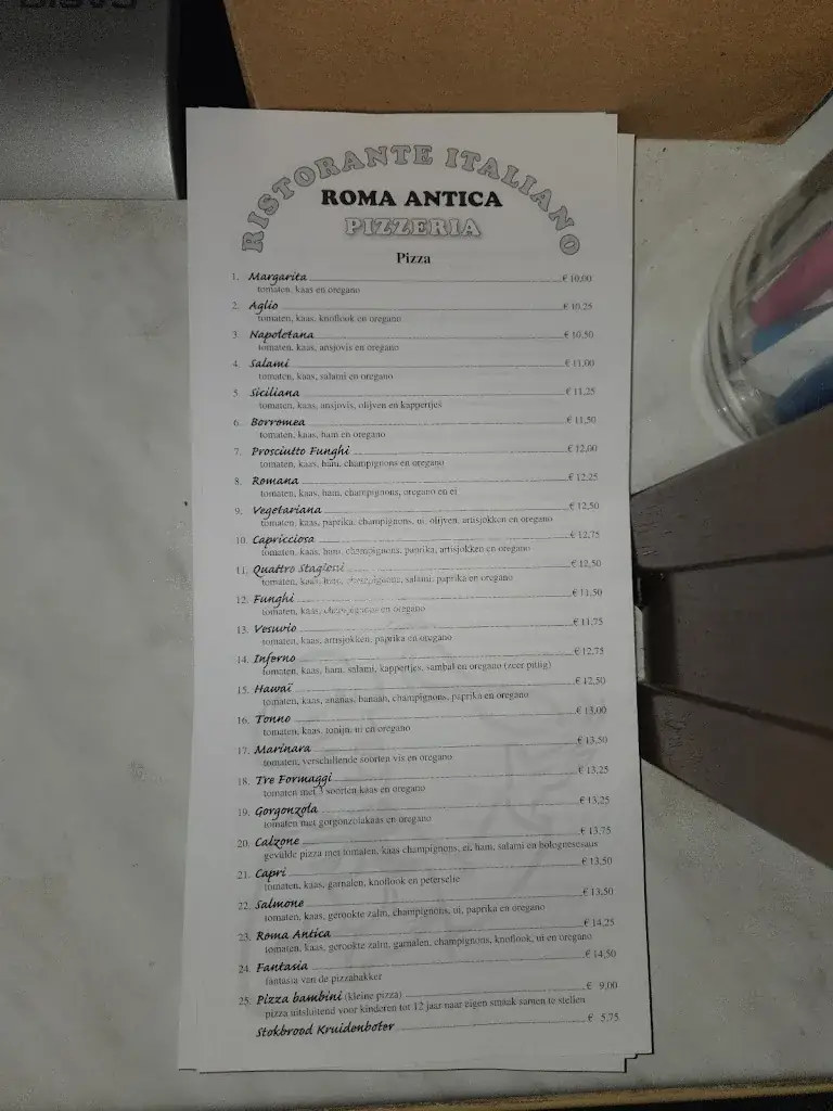 Menu_Roma Antica_Holland_image_1