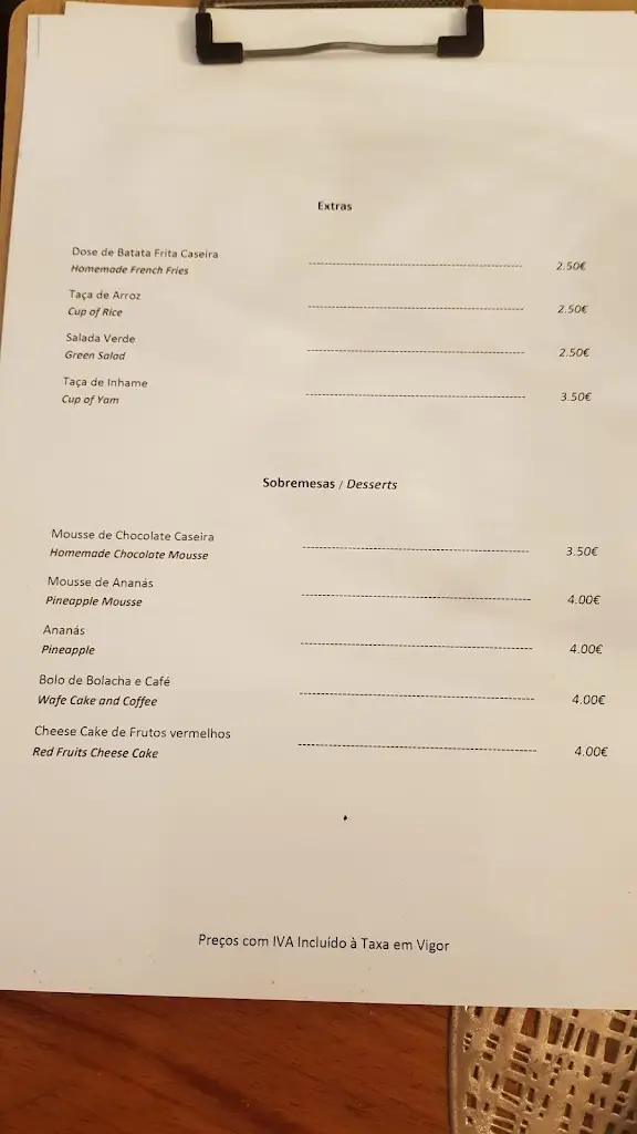 Menu_Gastrónomo_Fajã de Baixo_immagine_2