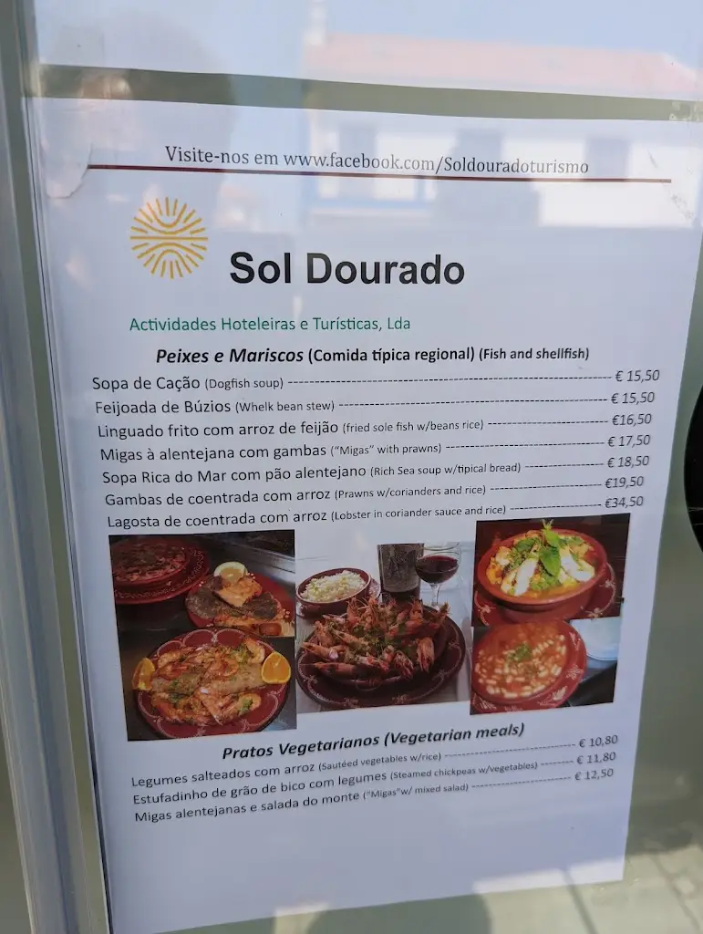 Menu_Sol Dourado_Zambujeira do Mar_immagine_1