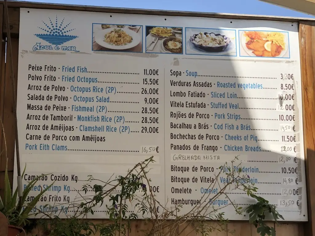 Menu_Azul e Mar_Zambujeira do Mar_immagine_2